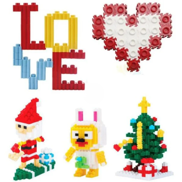 Rocket educational Rainbow Color building blocks toy for kids - 192 Pcs - Image 14