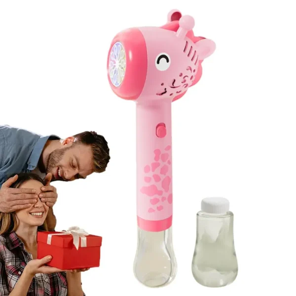 Giraffe Bubble Gun Toy For Kids - Colorful And Fun Bubble Maker (random color) - Image 5