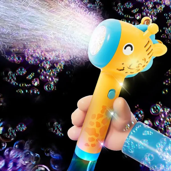 Giraffe Bubble Gun Toy For Kids - Colorful And Fun Bubble Maker (random color)