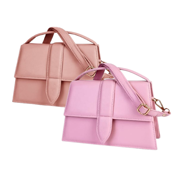 Premium quality Crossbody Pink & Peach bag for Girls & women - Image 3