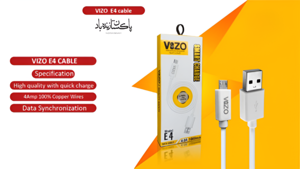 VIZO E4 Micro-USB/Android Data Cable Fast Charging Data Cable - Image 2