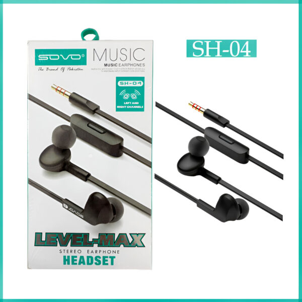 SOVO SH-04 Level-Max High-Quality Sound With Powerful Bass Handsfree