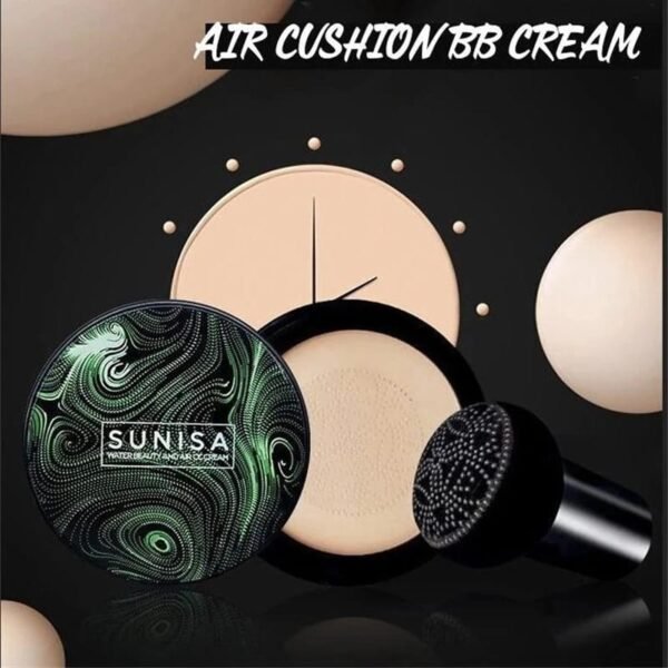 Sunisa Foundation Base 20g Waterproof Mushroom Head Air Cushion BB Cream Nude Liquid Foundations  (with yanqina 36H liner ) - Image 5