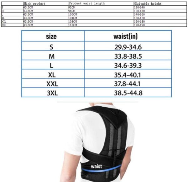 Back pain relief posture corrector belt - Image 15