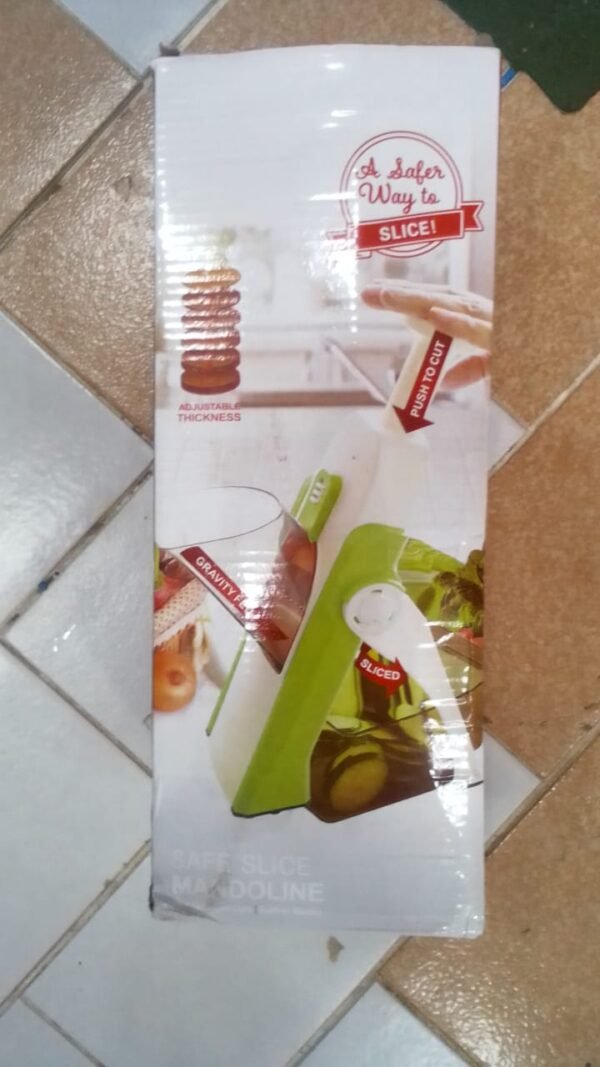 Mandoline Food Slicer Vegetable Cutter, Safe Food Chopper (random color) - Image 4