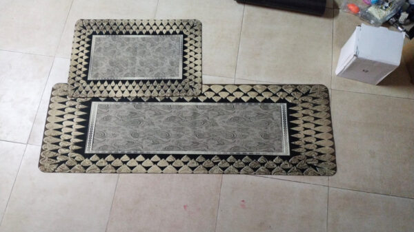 Antislip mats pack of 2pcs (Random Design)size:40*120&40*60cm - Image 2