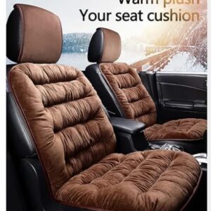 Car seat comforter | Car Cushion Seat | Back Support Velvet Car Cushion Seat