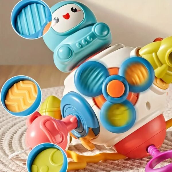 8 in 1 Multi functional Busy Activity Toy | Infant Montessori Activities Busy Board Cubes,Baby Educational Learning Toys for 6-18 Months Boys & Girls, Airplane Car Travel Toys for Kids Gifts - Image 8