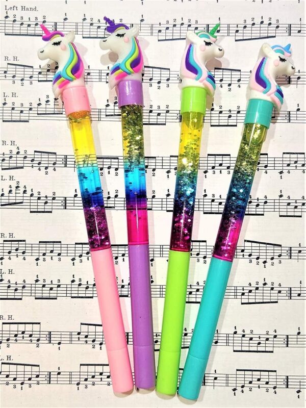 Unicorn Water Glitter Gel Pen  Stylish Pen for Girls / Glitter pens / Unicorn pens / pens for Kids /Pen for Girls Unicorn Pen for Girls (1 PC) - Image 6