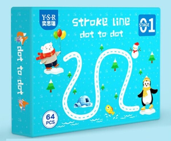 Stroke Line dot to dot Magical Tracing Workbook For Kids | Student Learning Book (64 pages stage 1 ) - Image 3