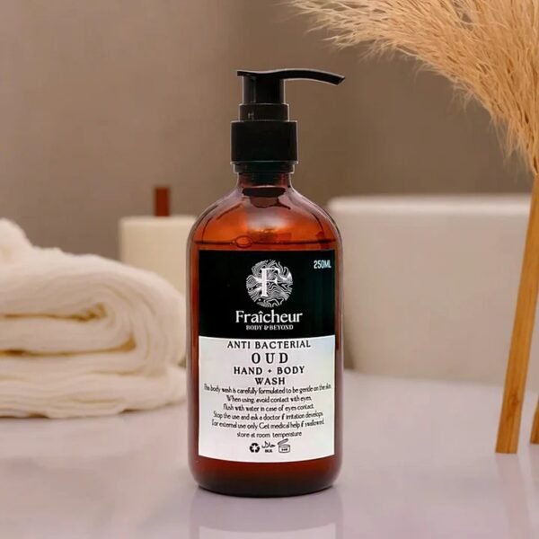 Set Of 5 Hand + Body Wash - 250 ML Bakhoor, Oud, Amberwood, Sandalwood, and Green Apple. - Image 4