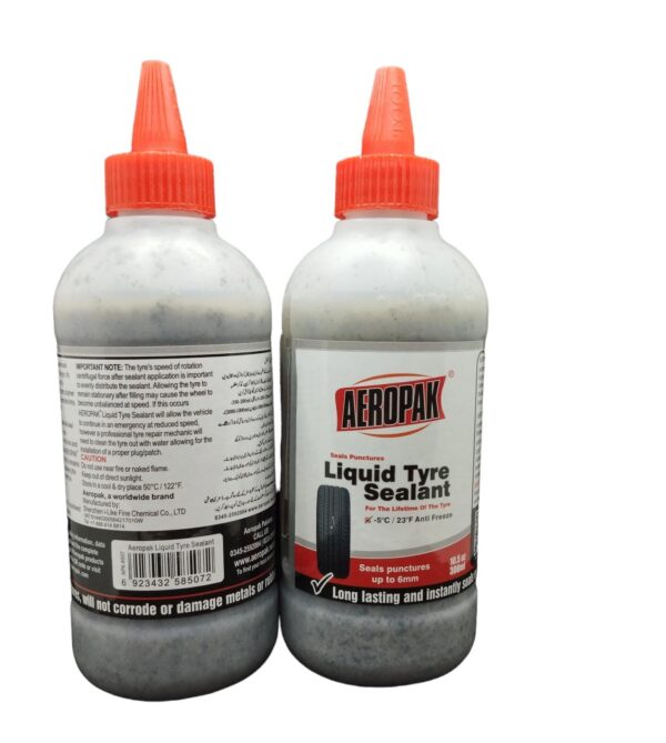 300ml Safe Aeropak Liquid Tyre Sealant Scooter Motorcycle Emergency Tyre Repair - Image 2