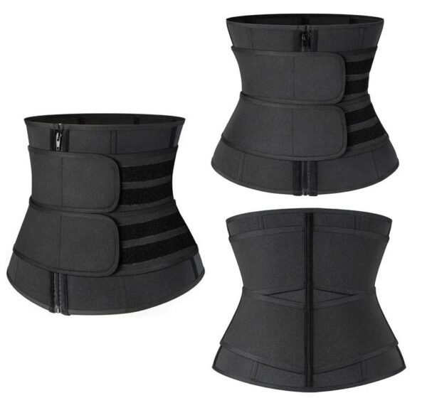 Waist Trainer Belt-Slimming Body Shaper Belts Sport Girdle with two strap - Image 3