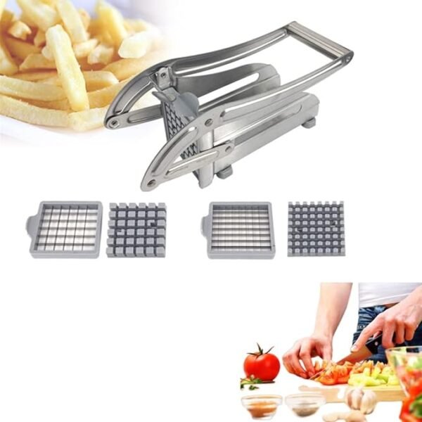 Stainless Steel Potato Chipper French Fries Cutting Machine for Carrot Cucumber Slicer Cutter Shredder - Image 4