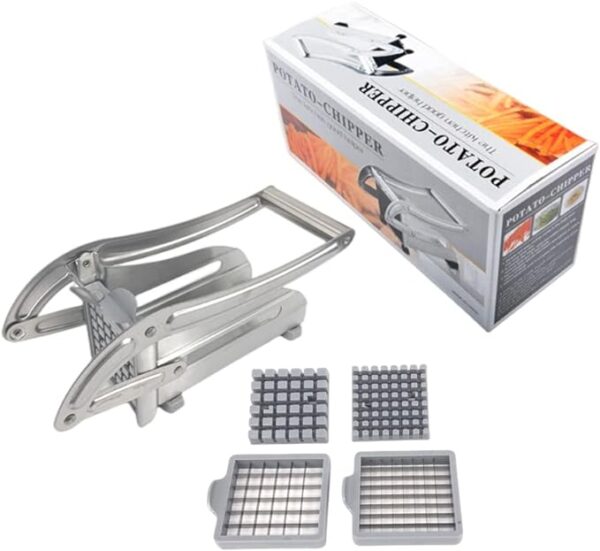 Tomato Crusher Manual Plastic Tomato Machine  Handy Chopper with Stainless Steel Blades - Perfect Vegetable and Fruit Chopper - Image 2