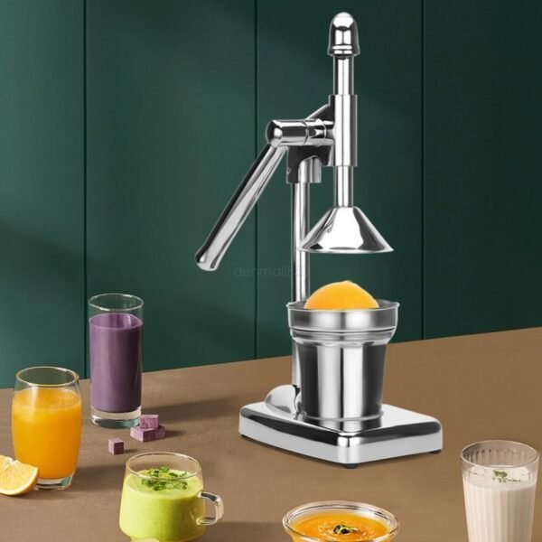 Manual Juicer, Hand Press Citrus Presser with Stainless Steel Cup, Portable Countertop Juice Squeezer for Lemon (Random color) - Image 10
