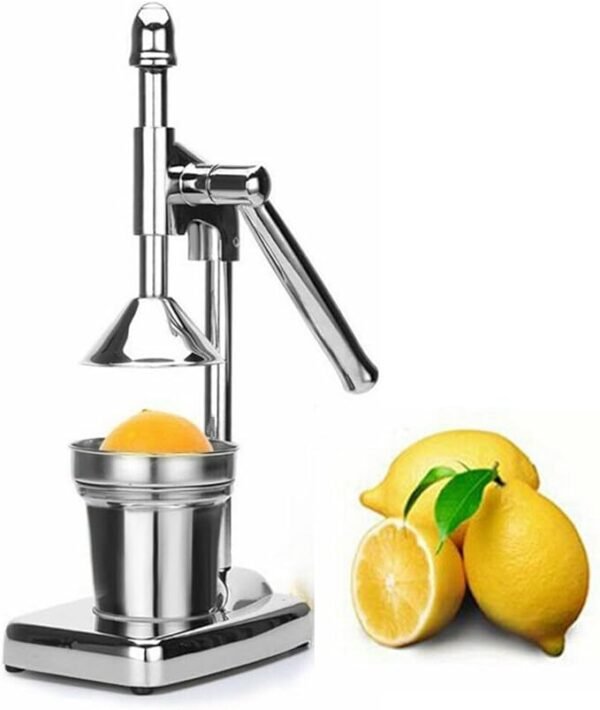 Manual Juicer, Hand Press Citrus Presser with Stainless Steel Cup, Portable Countertop Juice Squeezer for Lemon (Random color) - Image 15
