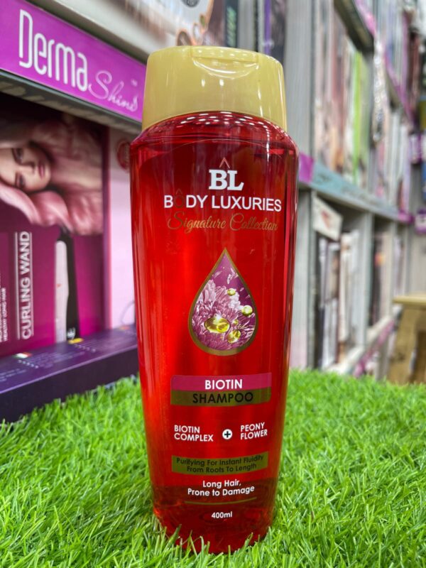 Body Luxuries Biotin Shampoo 400ml - Image 2