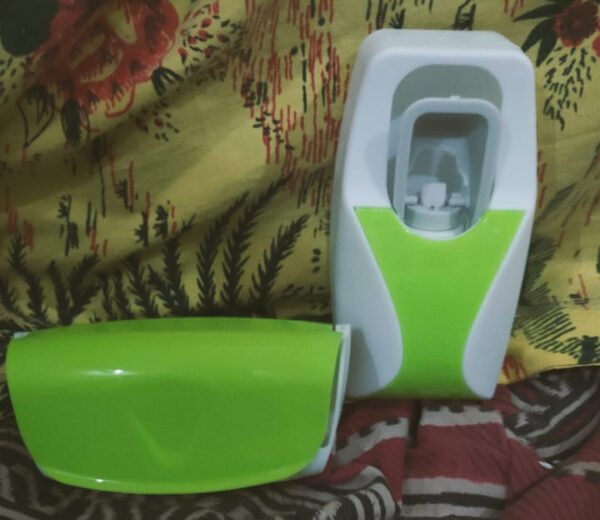 Automatic Toothpaste Dispenser with Brush Holder - Random colors - Image 4