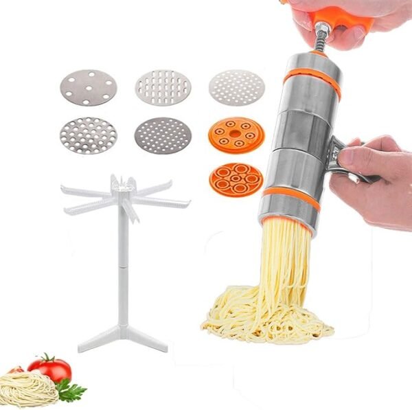 Stainless Steel pasta Maker / Sancha Machine Indian Snacks / Murukku Maker / Noodle Maker (Random color) - Image 8