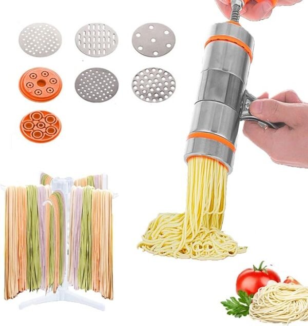 Stainless Steel pasta Maker / Sancha Machine Indian Snacks / Murukku Maker / Noodle Maker (Random color) - Image 11