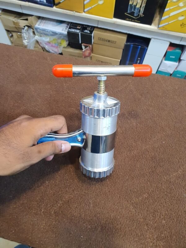 Stainless Steel pasta Maker / Sancha Machine Indian Snacks / Murukku Maker / Noodle Maker (Random color) - Image 5