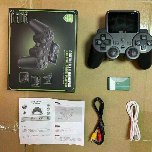 S10 Handy Video Game Box with Builtin Joystick | 520 Games - Rechargeable  (Mix/Random color) - Image 2