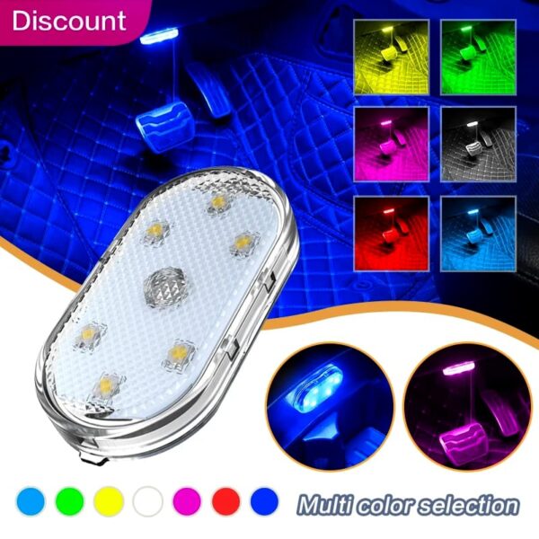 Car lighting multi-function reading lamp led atmosphere lamp car touch sensing usb charging car roof emergency lamp and wardrobe lamp - Image 8