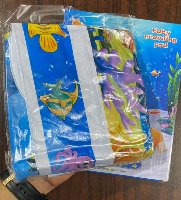 Water Play Mat for Infants, Toddlers | Inflatable Tummy Time Mat - 60x50x8 cm (Random color) - Image 3