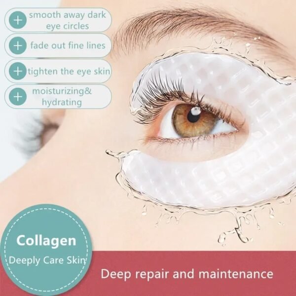 10pcs / 1 Box Eyes Bag Remove Collagen Eye Patch Instant Fade Fine Lines Dark Circles Fat Particles Moisturizing Anti-puffiness Korea Eye Care - Image 4