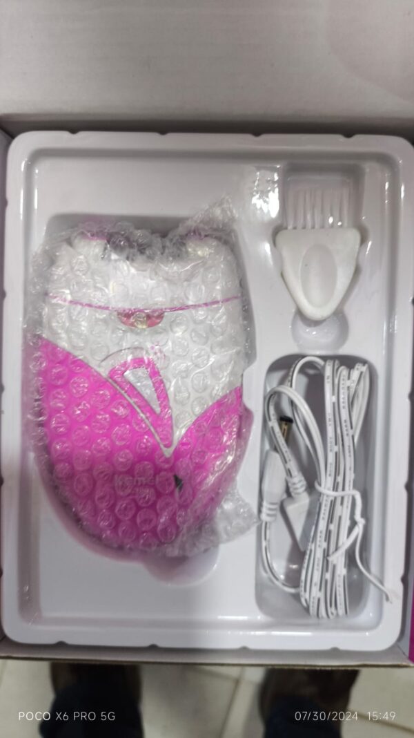 Kemei KM-189A Electric Ladies Epilator | Hair Remover Body shaver for women - Image 3