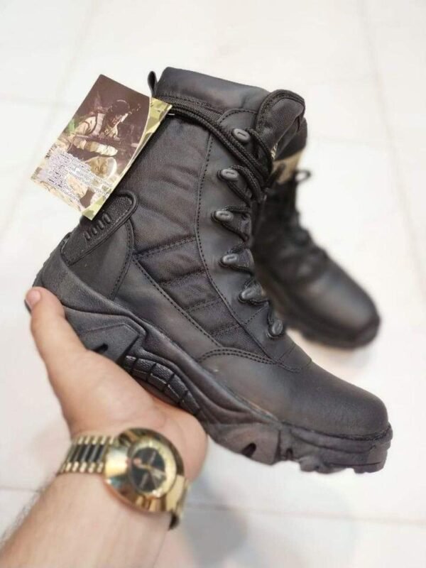 Men's Comfortable Boots, Black Delta - Image 5