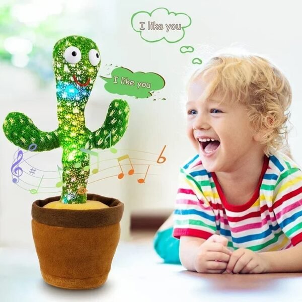 DANCING CACTUS TOY WITH HAT (RECHARGEABLE) (WITH BOX) - Image 8