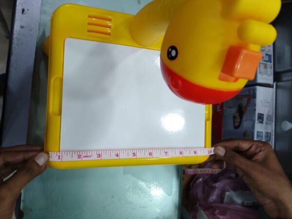 Table with light and with music inside | Mini Art Drawing Board Leds Projector Light Toy Children Kids Painting Table Small Desk(Random Color) - Image 4