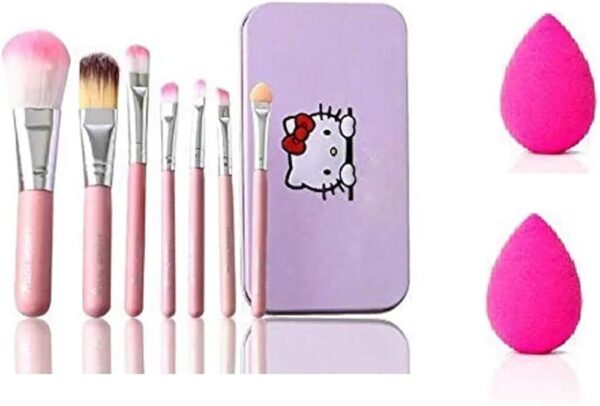 (8 in 1 ) Makeup Brush Set & Blender Deal