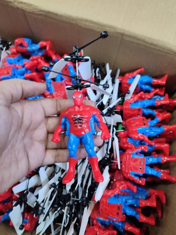 Hand Sensor Flying Spider man | Avengers Heroes Flying Aircraft Toy For Kids (Random Character and Color) - Image 4