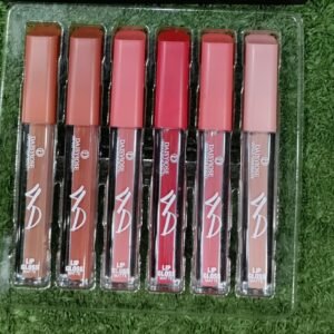 6 Pcs Matte 4D Lipgloss | lip gloss for Girls & women