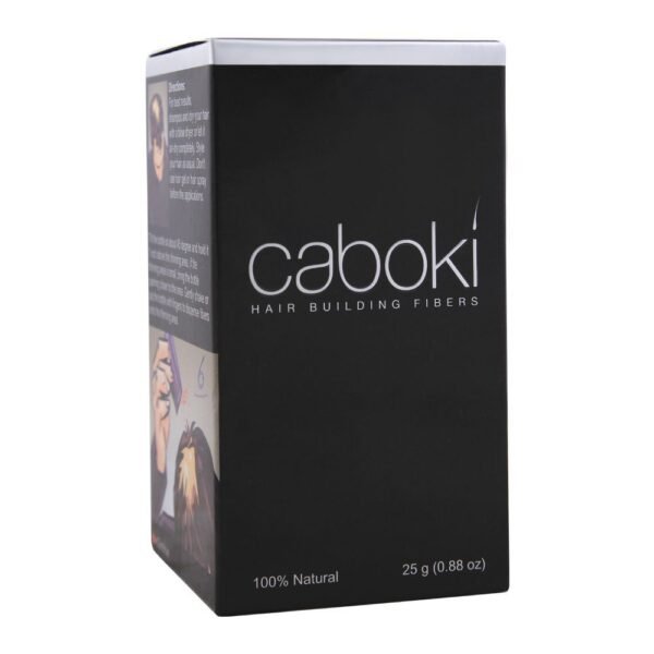 Caboki Hair Building Fibers  25g | Black | Dark Brown Hair building fibers  adds volume to thin hair - Image 3