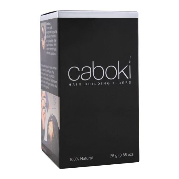 Caboki Hair Building Fibers  25g | Black | Dark Brown Hair building fibers  adds volume to thin hair - Image 9