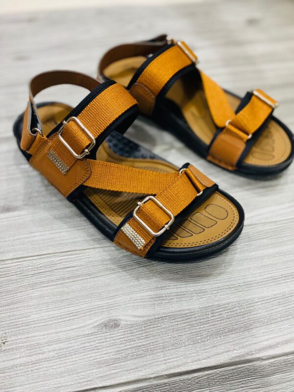 (yellow) Cross-Cross Sandle  For Men - Image 3