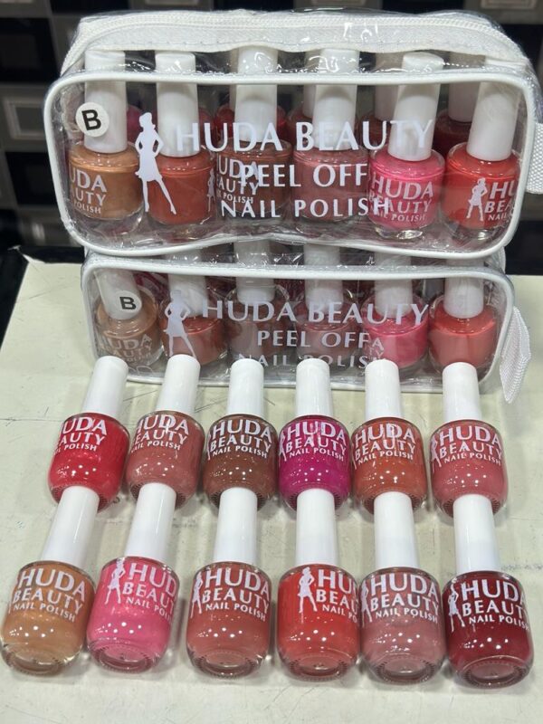 Huda Beauty Peel Off Nail Paint, Pack of 12 - Image 2