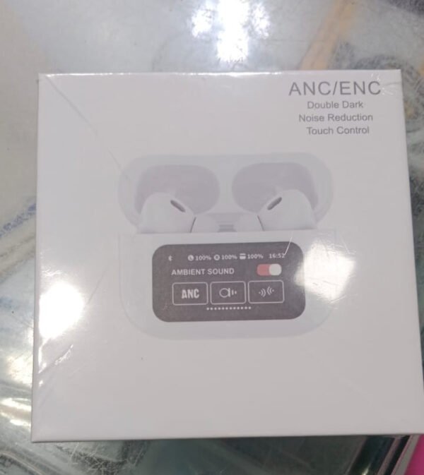 A9 Pro Airpods Pro | Screen Airpods A9 Pro LCD Earbuds (white ) - Image 2