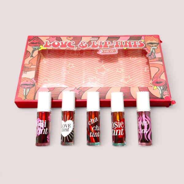 Pack of 5 - LIP TINT  | Tint for both Lips AND cheeks - Image 2