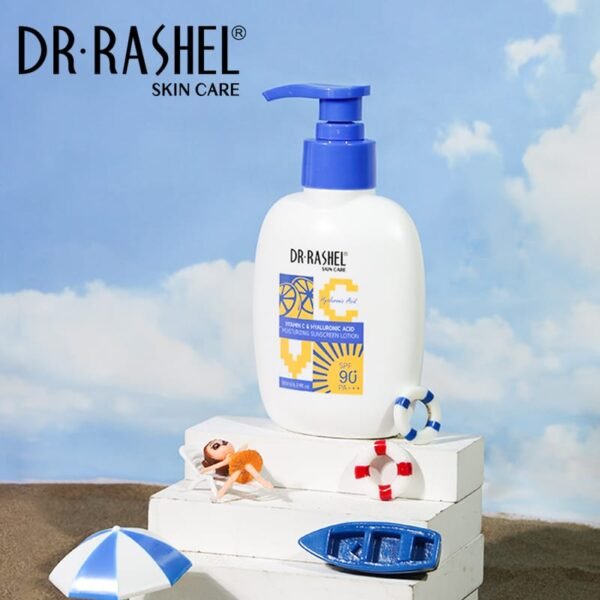 Dr Rashel Vitamin C Hyaluronic Acid Moisturizing SUNSCREEN LOTION SPF 90 - 180 ml