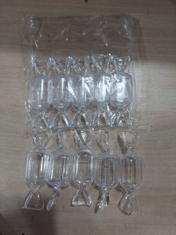 Transparent Candy Shape Box | Mini Plastic Box Rings Earrings, Jewelry Storage Organizer - Image 2