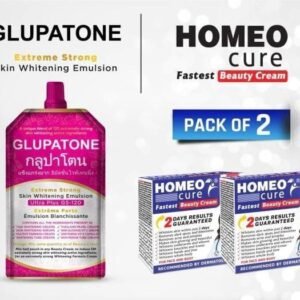 2 Homeo Cure Beauty Cream & 1 Glupatone Pack Of 3