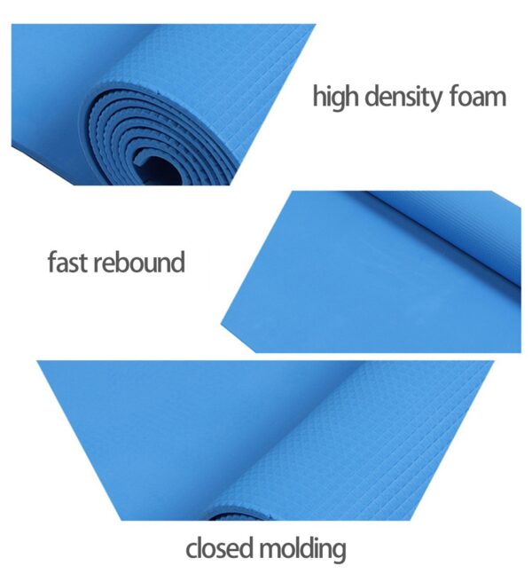 Yoga Matt Non-Slip Exercise Gym Flooring Mat Premium Quality For Men and Women Multi Purpose Uses (random color) - Image 3