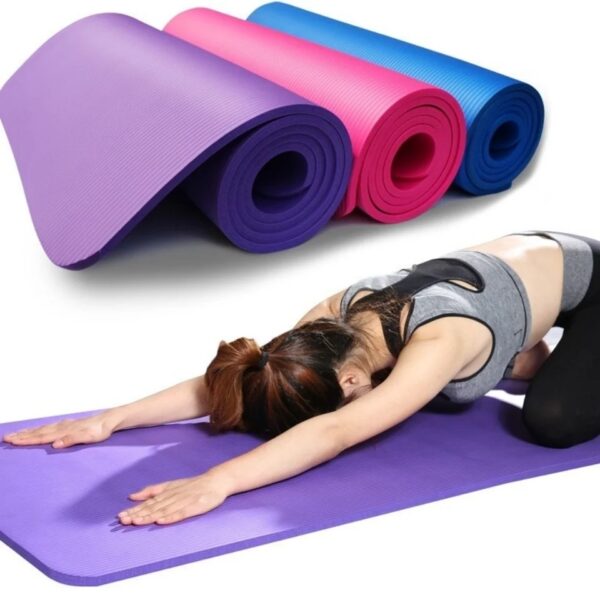 Yoga Matt Non-Slip Exercise Gym Flooring Mat Premium Quality For Men and Women Multi Purpose Uses (random color) - Image 8