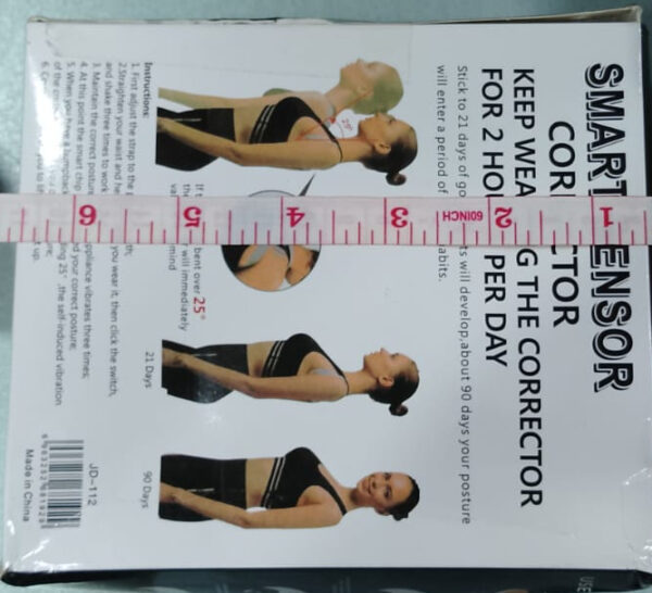 Adjustable Spine Back Support Posture Sensor Belt chargeable - Image 4