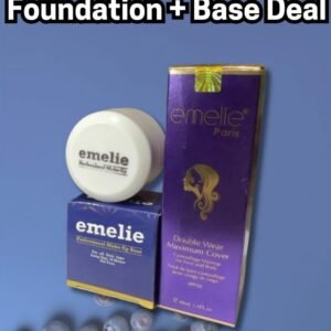 Pack of 2 Emelie High Coverage Liquid Foundation & Base Deal